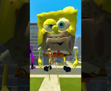 CHOOSE YOUR FAVORITE CHARACTERS - SPONGEBOB SquarePants FAMILY in THE BIG CITY in Garry's Mod !?