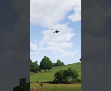 Russian K52 Attack Helicopter Destroyed by Ukrainian Army from hiding #army #arma3