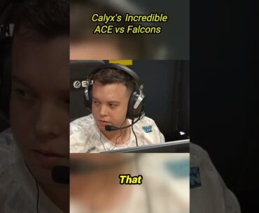 Calyx's Incredible ACE vs Falcons - #cs2  #shorts  #fps #gaming #highlights #counterstrike2 #ace