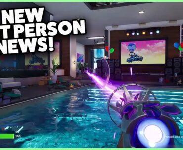 NEW First Person Fortnite Mode News!