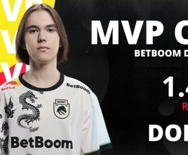 donk is the HLTV MVP of BetBoom Dacha Belgrade Season 2