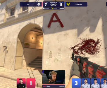 NiKo smashes his table and started bleeding mid game