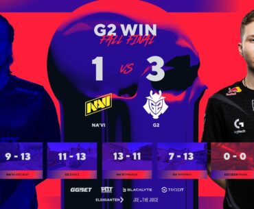 G2 finally defeat Navi to win blast fall finals