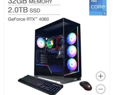 CyberPowerPC Gamer Xtreme Gaming Desktop - Intel Core Processor i5-14400F - GeForce RTX 4060 ($850)