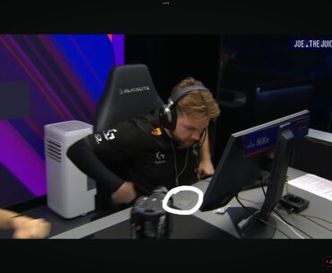 Niko actually smashed the table.