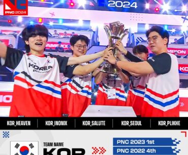 Meet the Champions of PUBG Nations Cup 2024!