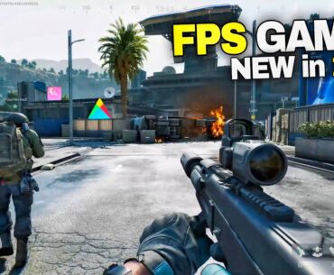 Top 10 New Best FPS GAMES for Android & iOS 2024 (Offline/Online)