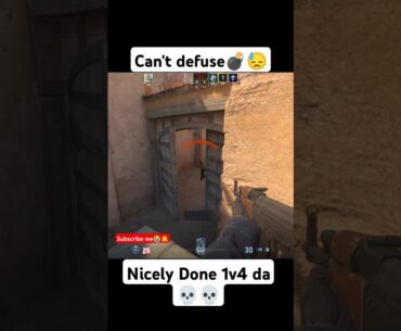 Nicely Done 1v4#csgo #cs2fun #gaming #cs2game #games #counterstrike #epic #nice #trendingvideo #fun