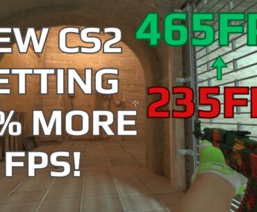 Change this new setting in CS2 and get 15% more fps instantly