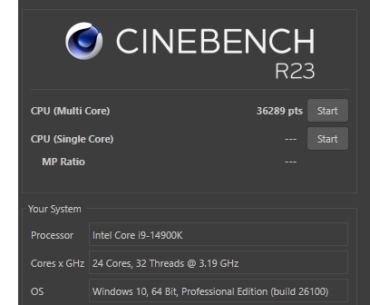 I'm a complete noob to these things, I don't want to overclock, I just wanted to know if this score (36289) is good for the i9-14900K or if it's way below normal. I'm using Intel's default settings, with the latest microcode 0x12B.