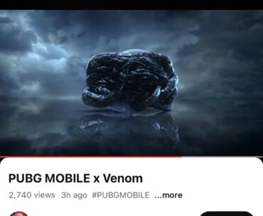 Venom X PUBG mobile? Heck yeah hopes it’s a prize path 🔥