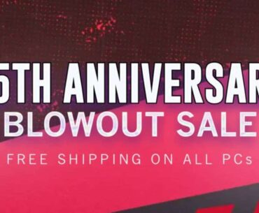 iBUYPOWER now offers free shipping on all its gaming PCs to celebrate 25th anniversary