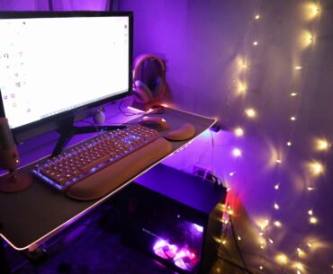 Check out my pink battlestation!