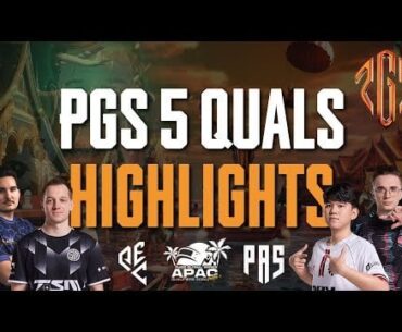 PUBG ESPORTS: BEST MOMENTS OF PGS 5 QUALS