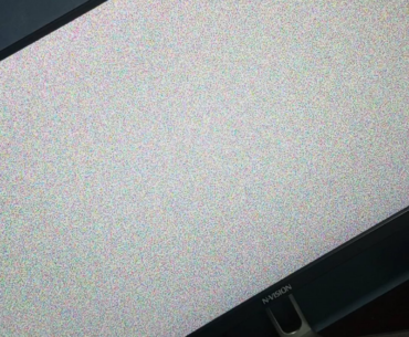 A weird gray screen.