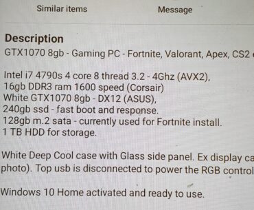 First gaming pc specs? Does this look good to you?