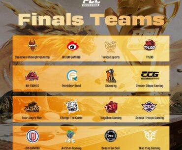 PCL Grand Final 16 Teams