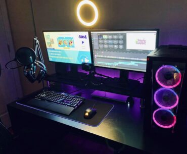 Not as dope as some of the other setups I've seen here, but I'm pretty hyped about it. Just wanted to go all out for some Sims 4 action 😂