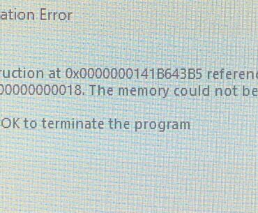 I keep getting this error