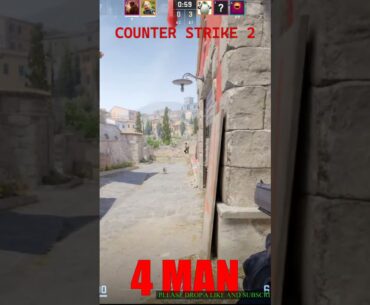 Counter Strike 2 #235 4MAN  #shorts #cs2 #cs2shorts